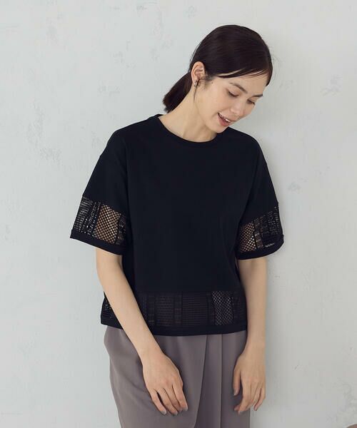 レースコンビ Tシャツ （カットソー）｜COMME CA ISM