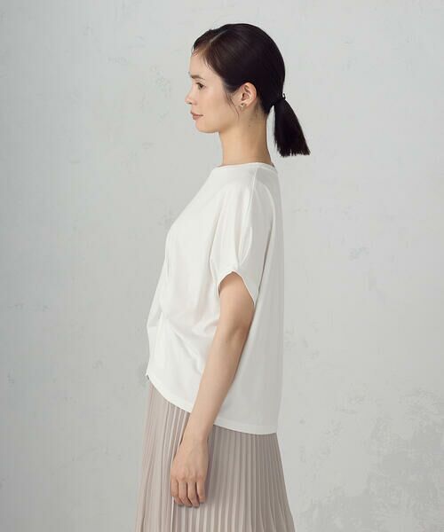 COMME CA ISM / コムサイズム カットソー | 【接触冷感】ツイストタック Ｔシャツ | 詳細8