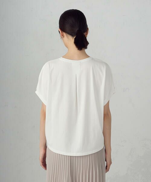 COMME CA ISM / コムサイズム カットソー | 【接触冷感】ツイストタック Ｔシャツ | 詳細9