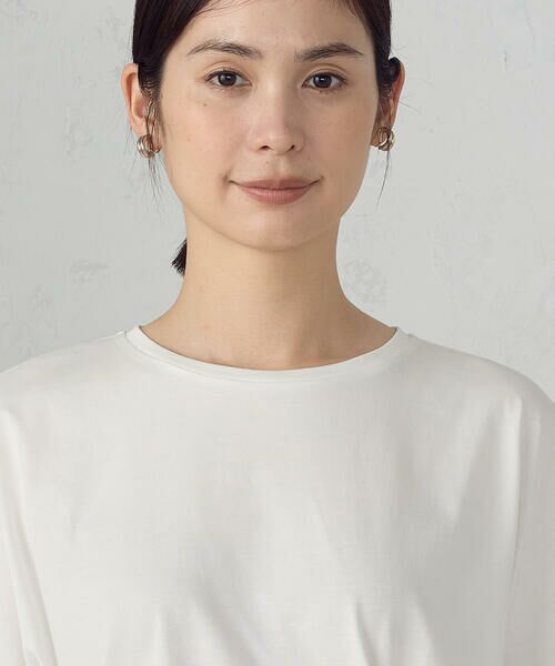 COMME CA ISM / コムサイズム カットソー | 【接触冷感】ツイストタック Ｔシャツ | 詳細10