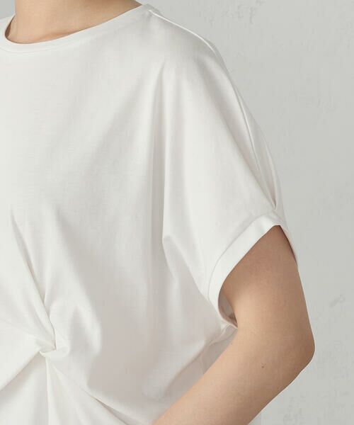 COMME CA ISM / コムサイズム カットソー | 【接触冷感】ツイストタック Ｔシャツ | 詳細11