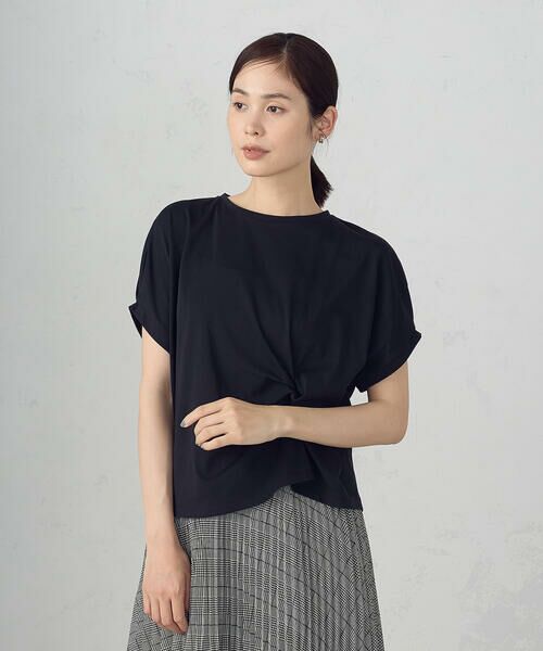 COMME CA ISM / コムサイズム カットソー | 【接触冷感】ツイストタック Ｔシャツ | 詳細19