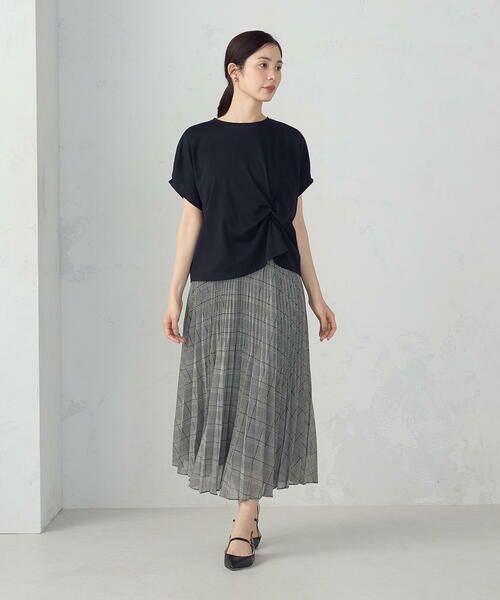 COMME CA ISM / コムサイズム カットソー | 【接触冷感】ツイストタック Ｔシャツ | 詳細14