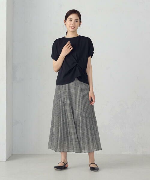 COMME CA ISM / コムサイズム カットソー | 【接触冷感】ツイストタック Ｔシャツ | 詳細16