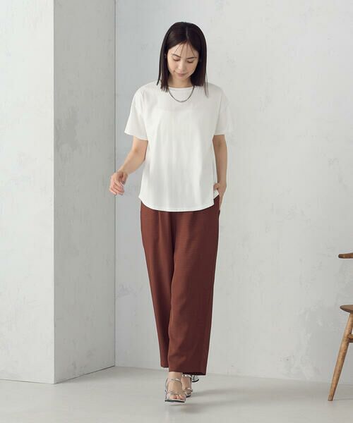 COMME CA ISM / コムサイズム カットソー | 【接触冷感】バックタック Tシャツ | 詳細2