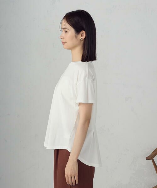 COMME CA ISM / コムサイズム カットソー | 【接触冷感】バックタック Tシャツ | 詳細10