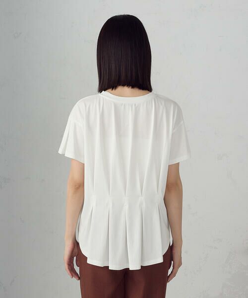 COMME CA ISM / コムサイズム カットソー | 【接触冷感】バックタック Tシャツ | 詳細11