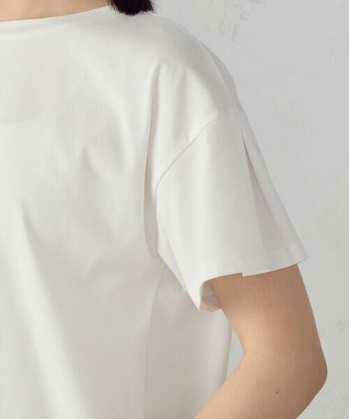 COMME CA ISM / コムサイズム カットソー | 【接触冷感】バックタック Tシャツ | 詳細13