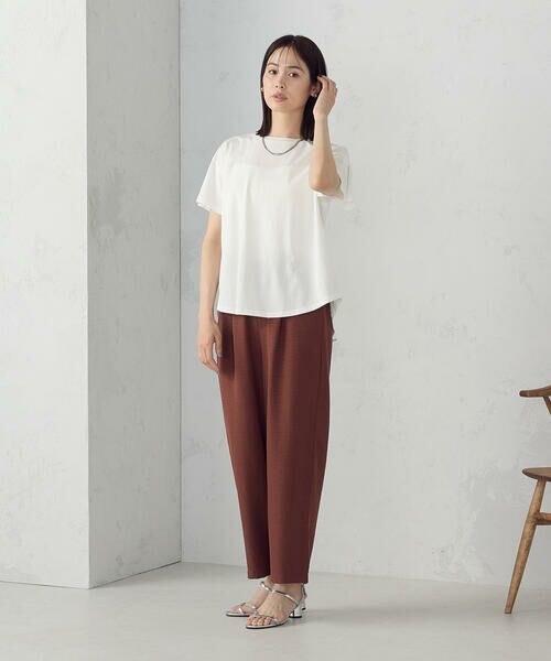 COMME CA ISM / コムサイズム カットソー | 【接触冷感】バックタック Tシャツ | 詳細3