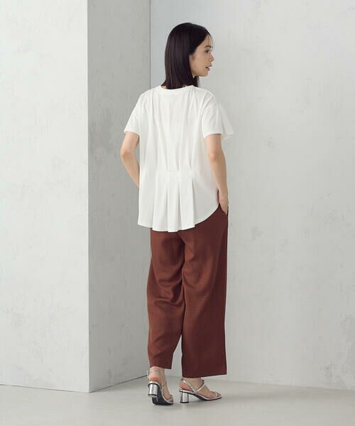 COMME CA ISM / コムサイズム カットソー | 【接触冷感】バックタック Tシャツ | 詳細4