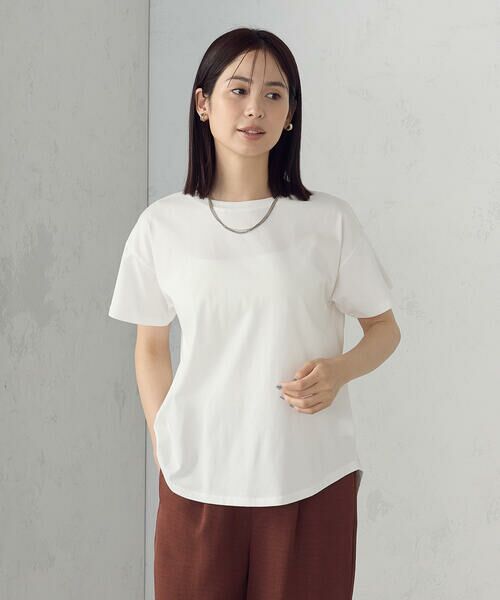 COMME CA ISM / コムサイズム カットソー | 【接触冷感】バックタック Tシャツ | 詳細5