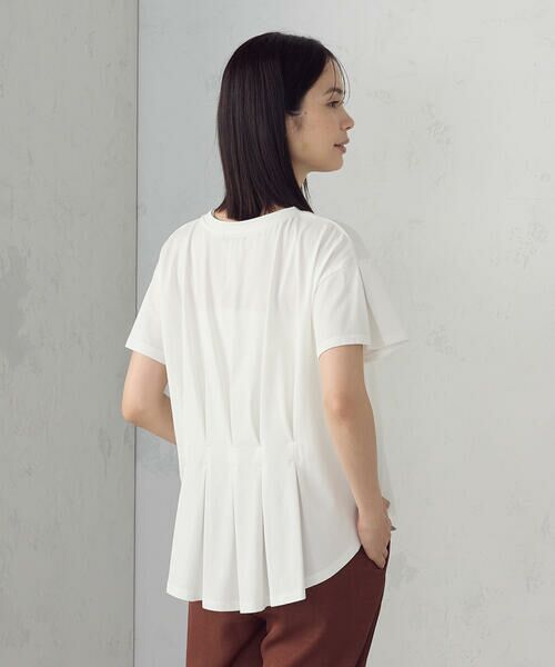 COMME CA ISM / コムサイズム カットソー | 【接触冷感】バックタック Tシャツ | 詳細7