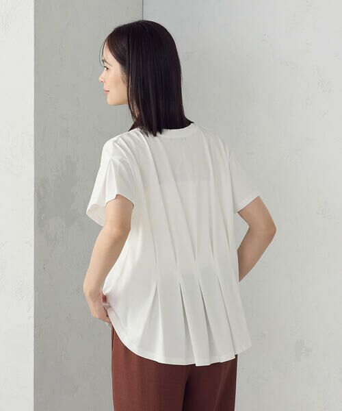 COMME CA ISM / コムサイズム カットソー | 【接触冷感】バックタック Tシャツ | 詳細8