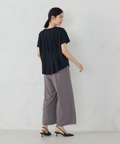 COMME CA ISM / コムサイズム カットソー | 【接触冷感】バックタック Tシャツ | 詳細18