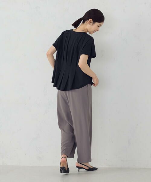 COMME CA ISM / コムサイズム カットソー | 【接触冷感】バックタック Tシャツ | 詳細19