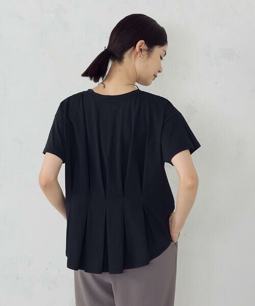 COMME CA ISM / コムサイズム カットソー | 【接触冷感】バックタック Tシャツ | 詳細20