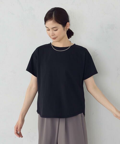 COMME CA ISM / コムサイズム カットソー | 【接触冷感】バックタック Tシャツ | 詳細21