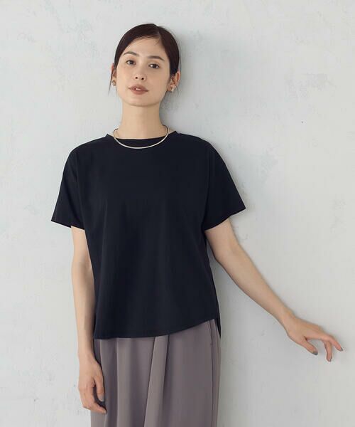 COMME CA ISM / コムサイズム カットソー | 【接触冷感】バックタック Tシャツ | 詳細22