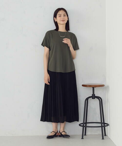 COMME CA ISM / コムサイズム カットソー | 【接触冷感】バックタック Tシャツ | 詳細24