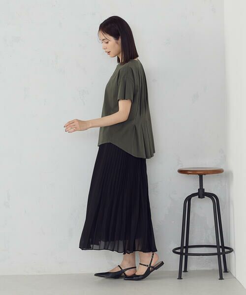 COMME CA ISM / コムサイズム カットソー | 【接触冷感】バックタック Tシャツ | 詳細25