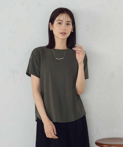 COMME CA ISM / コムサイズム カットソー | 【接触冷感】バックタック Tシャツ | 詳細27