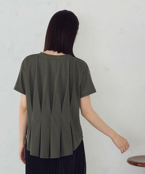 COMME CA ISM / コムサイズム カットソー | 【接触冷感】バックタック Tシャツ | 詳細28