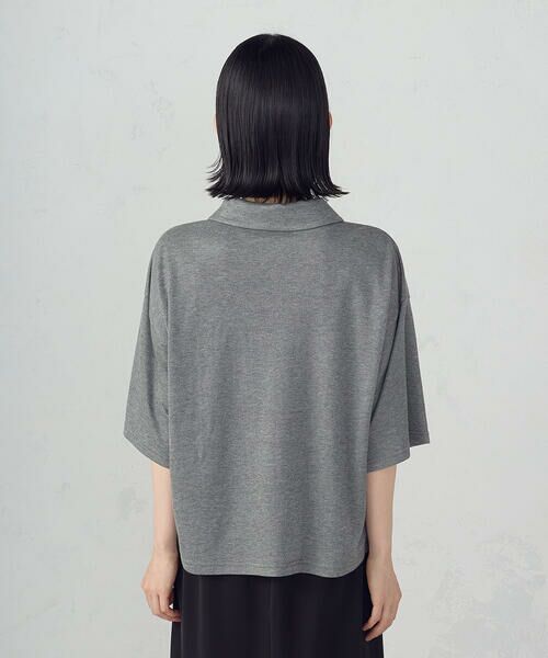 COMME CA ISM / コムサイズム カーディガン・ボレロ | ラメフライス 襟付きカーディガン | 詳細11