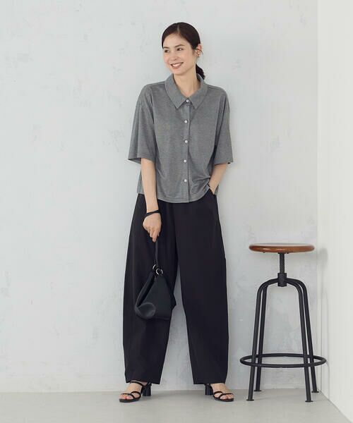 COMME CA ISM / コムサイズム カーディガン・ボレロ | ラメフライス 襟付きカーディガン | 詳細2