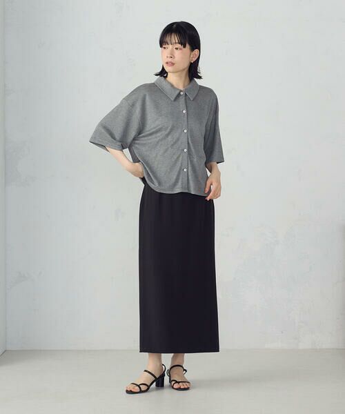 COMME CA ISM / コムサイズム カーディガン・ボレロ | ラメフライス 襟付きカーディガン | 詳細5