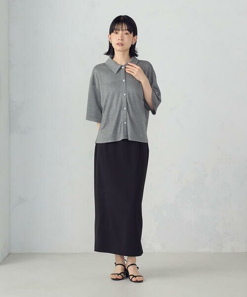 COMME CA ISM / コムサイズム カーディガン・ボレロ | ラメフライス 襟付きカーディガン | 詳細6