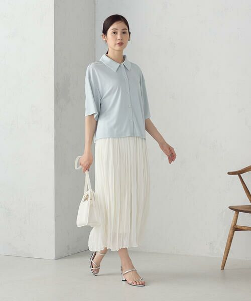 COMME CA ISM / コムサイズム カーディガン・ボレロ | ラメフライス 襟付きカーディガン | 詳細17