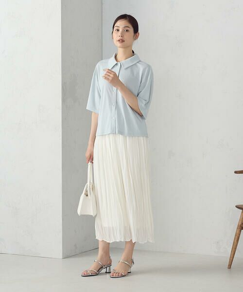 COMME CA ISM / コムサイズム カーディガン・ボレロ | ラメフライス 襟付きカーディガン | 詳細18