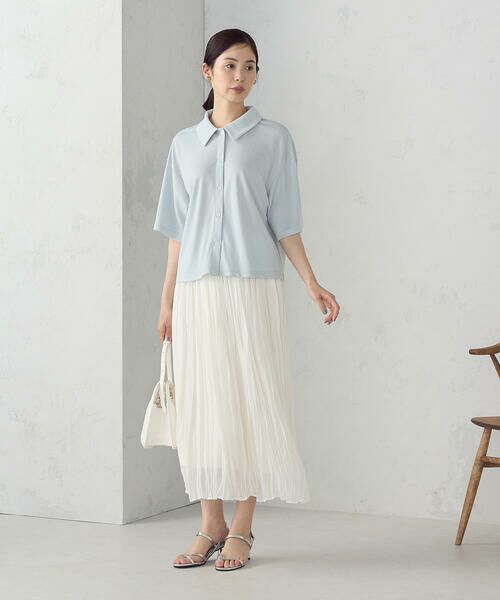 COMME CA ISM / コムサイズム カーディガン・ボレロ | ラメフライス 襟付きカーディガン | 詳細16