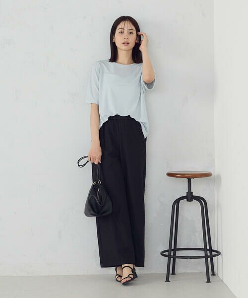 COMME CA ISM / コムサイズム カットソー | ラメフライス ボートネックカットソー | 詳細14