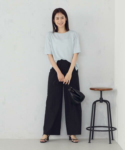 COMME CA ISM / コムサイズム カットソー | ラメフライス ボートネックカットソー | 詳細15