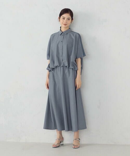 COMME CA ISM / コムサイズム ロング・マキシ丈スカート | 切り替えフレア スカート / セットアップ対応 | 詳細2