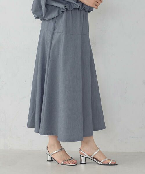 COMME CA ISM / コムサイズム ロング・マキシ丈スカート | 切り替えフレア スカート / セットアップ対応 | 詳細5