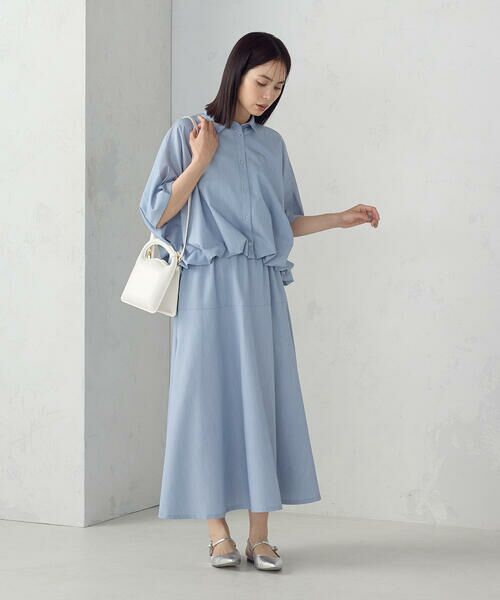 COMME CA ISM / コムサイズム ロング・マキシ丈スカート | 切り替えフレア スカート / セットアップ対応 | 詳細8