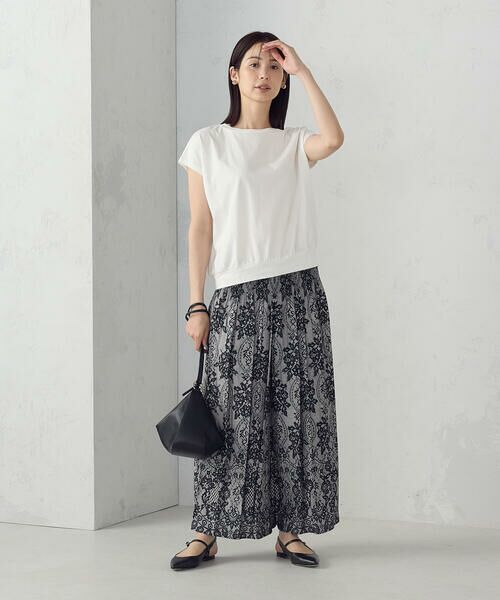 COMME CA ISM / コムサイズム その他パンツ | 米沢織 シャーリングパンツ | 詳細1