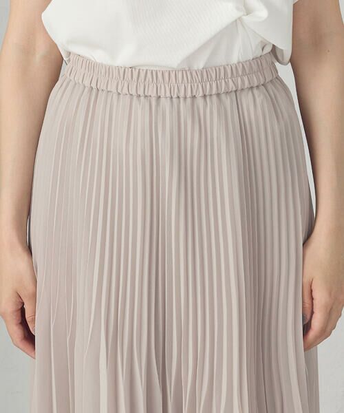 COMME CA ISM / コムサイズム ロング・マキシ丈スカート | シフォンジョーゼット アシンメトリープリーツ スカート | 詳細16