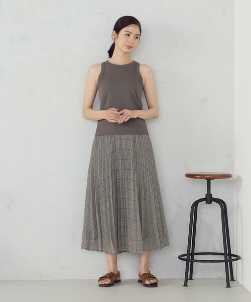 シフォンジョーゼット アシンメトリープリーツ スカート