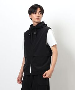COMME CA ISM / コムサイズム ベスト | 「Daily TECH Series」 クイックドライ ベンチレーションジップベスト