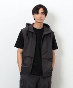 COMME CA ISM / コムサイズム ベスト | 「Daily TECH Series」 クイックドライ ベンチレーションジップベスト