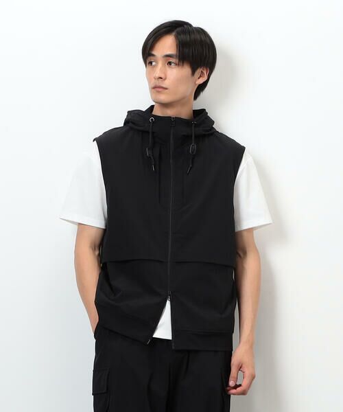 COMME CA ISM / コムサイズム ベスト | 「Daily TECH Series」 クイックドライ ベンチレーションジップベスト | 詳細4