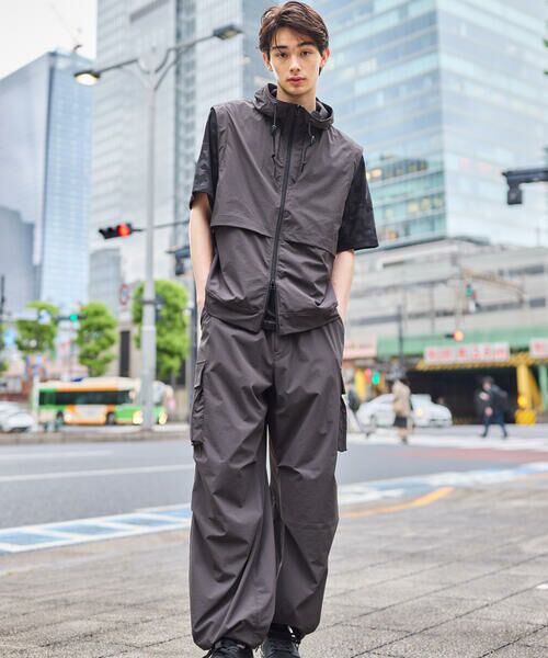 COMME CA ISM / コムサイズム ベスト | 「Daily TECH Series」 クイックドライ ベンチレーションジップベスト | 詳細17