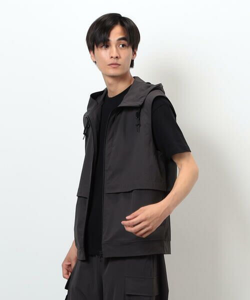COMME CA ISM / コムサイズム ベスト | 「Daily TECH Series」 クイックドライ ベンチレーションジップベスト | 詳細21