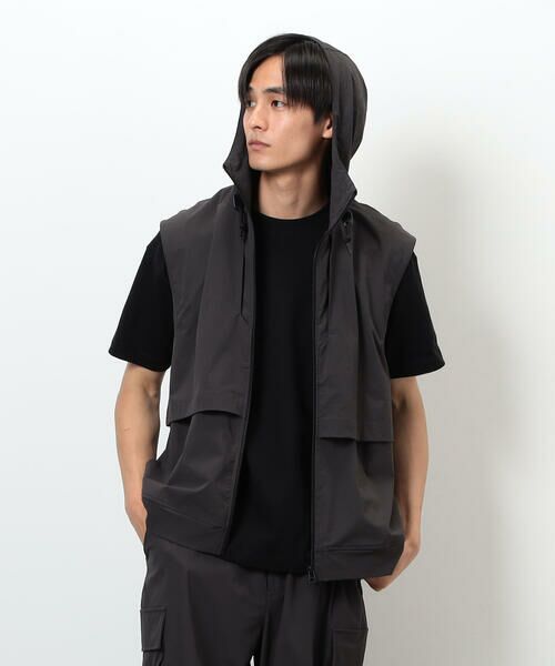 COMME CA ISM / コムサイズム ベスト | 「Daily TECH Series」 クイックドライ ベンチレーションジップベスト | 詳細23