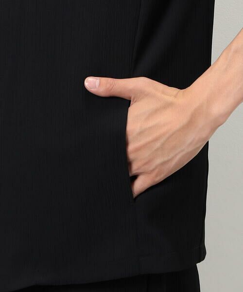 COMME CA ISM / コムサイズム ベスト | 【セットアップ対応】ポリエステル 楊柳 ジレ | 詳細9