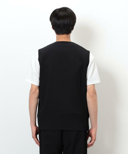 COMME CA ISM / コムサイズム ベスト | 【セットアップ対応】ポリエステル 楊柳 ジレ | 詳細5