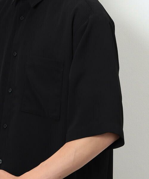 COMME CA ISM / コムサイズム シャツ・ブラウス | 【セットアップ対応】ポリエステル 楊柳 ５分袖シャツ | 詳細12